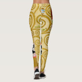 Gustav Klimt Fulfilment Nouveau Paar Leggings (Achterkant)