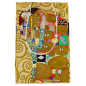 Gustav Klimt Fulfilment Nouveau Paar Medium Cadeauzakje (Voorkant)