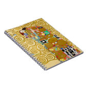 Gustav Klimt Fulfilment Nouveau Paar Notitieboek (Rechterzijde)