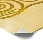 Gustav Klimt Fulfilment Nouveau Paar Perfect Poster (Hoek)