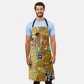 Gustav Klimt Fulfilment Nouveau Paar Schort (Gedragen)