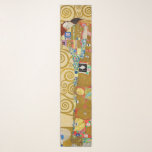 Gustav Klimt Fulfilment Nouveau Paar Sjaal<br><div class="desc">Gustav Klimt,  Vervulling 1910-1911 Art Nouveau Paar met Klimts kenmerkende wervelende ontwerp en prachtige gouden schilderijen.</div>
