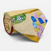 Gustav Klimt Fulfilment Nouveau Paar Stropdas (Opgerold)