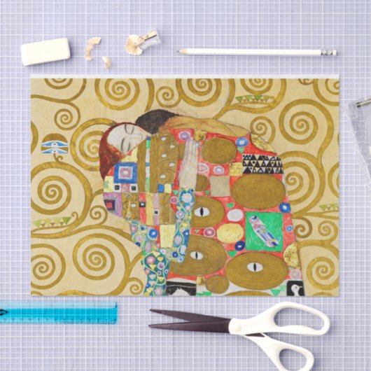 Gustav Klimt Fulfilment Nouveau Paar Tissuepapier (Craft)