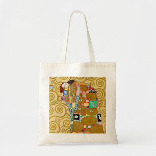 Gustav Klimt Fulfilment Nouveau Paar Tote Bag