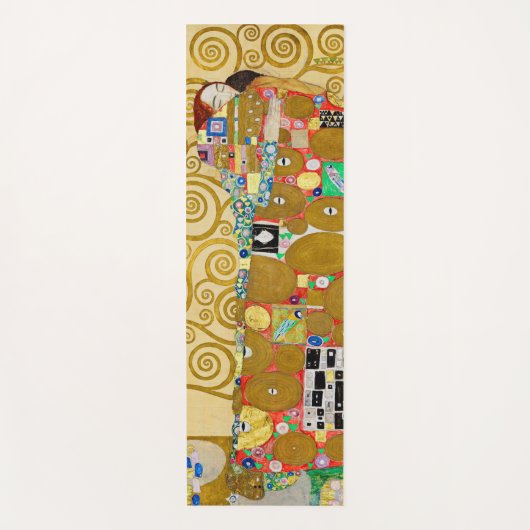 Gustav Klimt Fulfilment Nouveau Paar Yogamat (Voorkant)