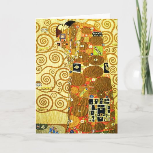Gustav Klimt Fulfilment Wenskaart Kaart (Voorkant)