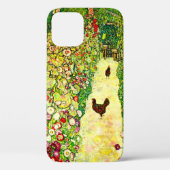 Gustav Klimt Garden met kippen Case-Mate iPhone Case (Achterkant)