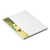 Gustav Klimt Garden met kippen Notitieblok (Schuin)