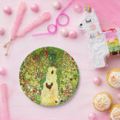 Gustav Klimt Garden met kippen Papieren Bordje (Feest)