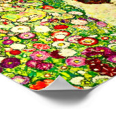 Gustav Klimt Garden met kippen Poster (Hoek)