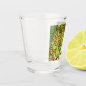 Gustav Klimt Garden met kippen Shot Glas (Links)