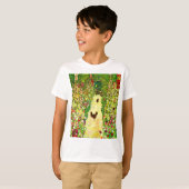 Gustav Klimt Garden met kippen T-shirt (Voorkant volledig)