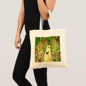 Gustav Klimt Garden met kippen Tote Bag (Voorkant (product))