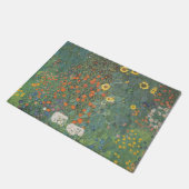 Gustav Klimt Garden met zonnebloemen Deurmat (Schuin)