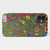 Gustav Klimt Garden met zonnebloemen iPhone 5 Hoes (Achterkant (horizontaal))