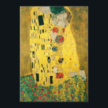 Gustav Klimt Golden Art The Kiss for Lovers Kaart<br><div class="desc">Gustav Klimt Gouden Kunst De Kus Voor Liefhebbers Huwelijksuitnodigingen</div>