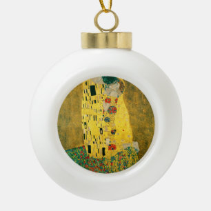 Gustav Klimt Golden Art The Kiss for Lovers Keramische Bal Ornament