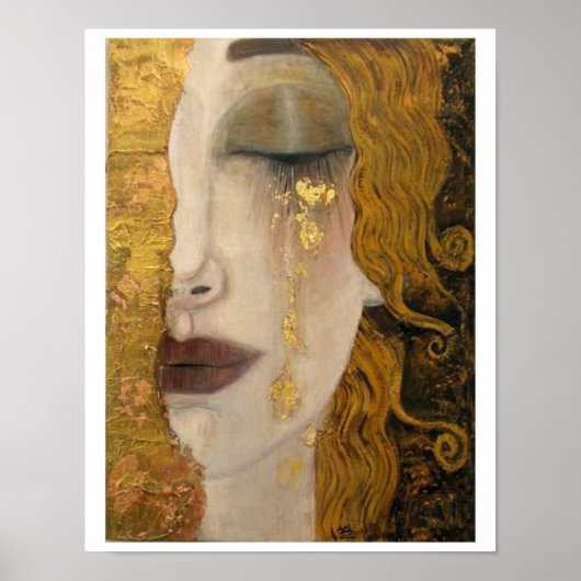 Gustav Klimt Golden Tear Poster (Voorkant)