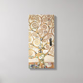 Gustav Klimt Golden Tree of Life with Bird Canvas Afdruk (Voorkant)