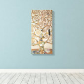Gustav Klimt Golden Tree of Life with Bird Canvas Afdruk (Insitu (Houten vloer))