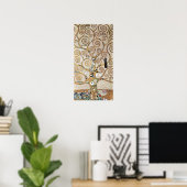 Gustav Klimt Golden Tree of Life with Bird Poster (Thuiskantoor)