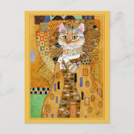 Gustav Klimt goudkattenbrood met briefkaart
