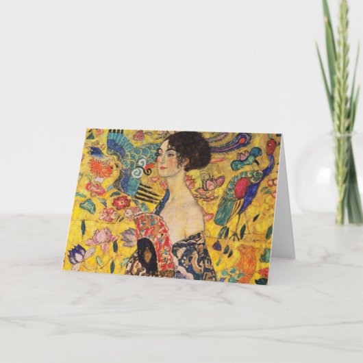 Gustav Klimt Groeten Kaart (Voorkant)