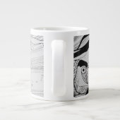 Gustav Klimt - het bloed van vissen Grote Koffiekop (Achterkant)