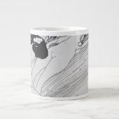 Gustav Klimt - het bloed van vissen Grote Koffiekop (Voorkant)