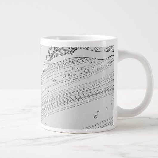 Gustav Klimt - het bloed van vissen Grote Koffiekop (Rechts)