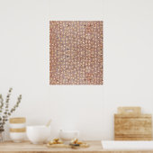 Gustav Klimt - Het engelenkostuum Pattern Poster (Keuken)