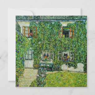 Gustav Klimt - Het Huis van Guardaboschi Bedankkaart