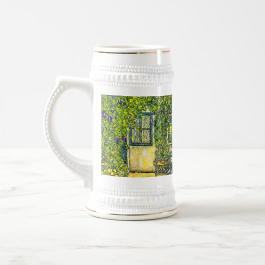 Gustav Klimt Het huis van Guardaboschi Bierpul (Links)