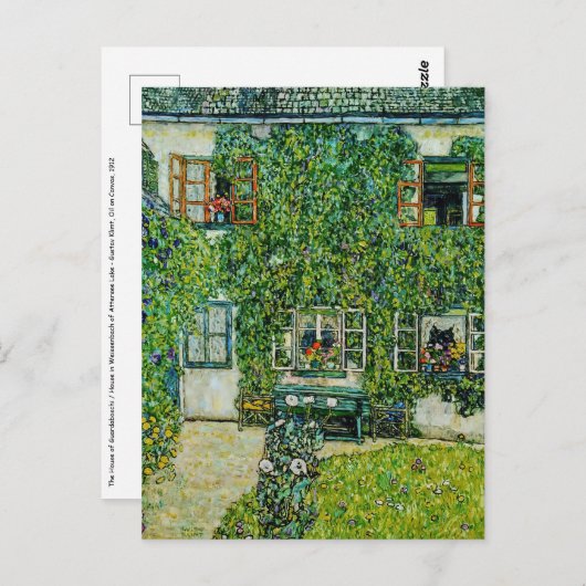 Gustav Klimt - Het Huis van Guardaboschi Briefkaart (Voorkant / Achterkant)