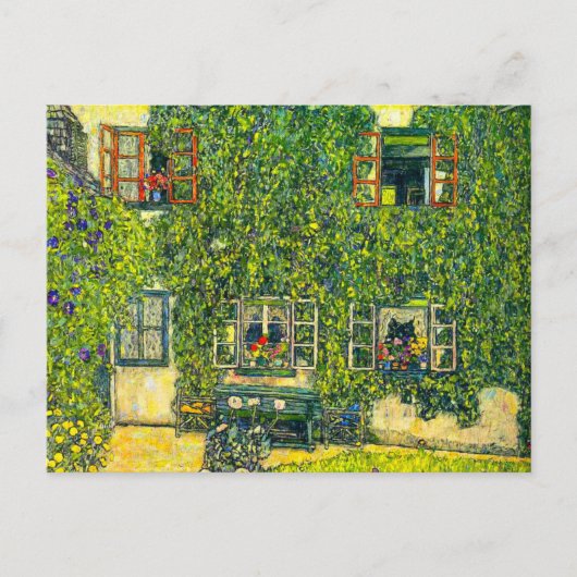 Gustav Klimt Het Huis van Guardaboschi Briefkaart (Voorkant)