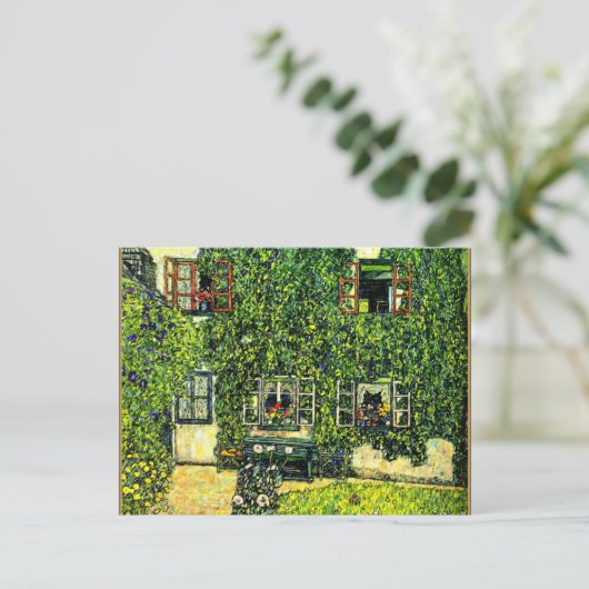 Gustav Klimt - Het Huis van Guardaboschi Briefkaart (Staand voorkant)