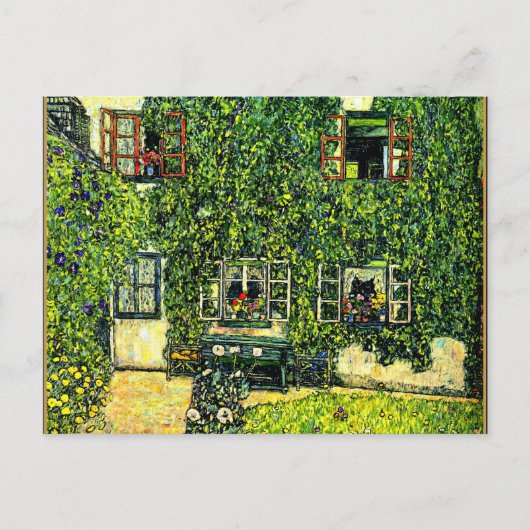 Gustav Klimt - Het Huis van Guardaboschi Briefkaart (Voorkant)