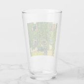 Gustav Klimt Het Huis van Guardaboschi Glas (Achterkant)