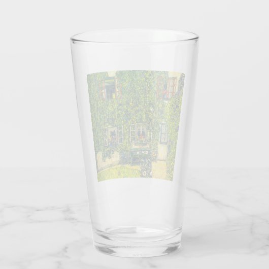 Gustav Klimt Het Huis van Guardaboschi Glas (Achterkant)