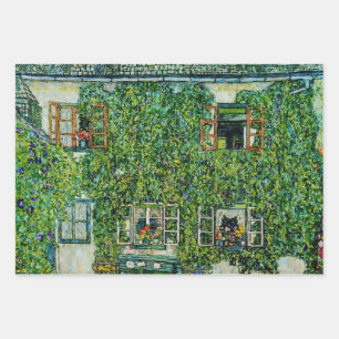 Gustav Klimt - Het Huis van Guardaboschi Inpakpapier Vel