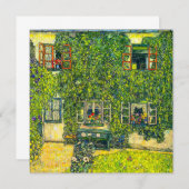 Gustav Klimt Het Huis van Guardaboschi Kaart (Voorkant / Achterkant)