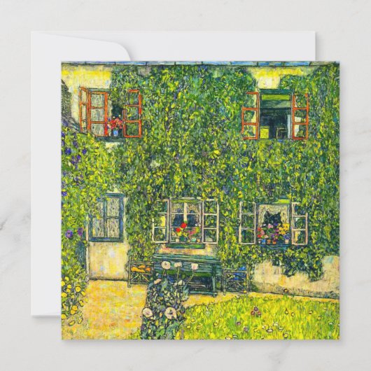 Gustav Klimt Het Huis van Guardaboschi Kaart (Voorkant)