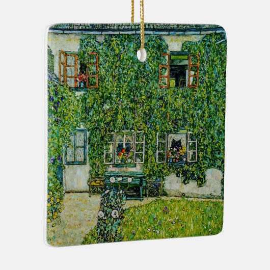 Gustav Klimt - Het Huis van Guardaboschi Keramisch Ornament (Rechts)