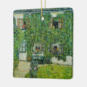 Gustav Klimt - Het Huis van Guardaboschi Keramisch Ornament (Links)