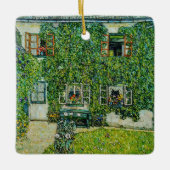 Gustav Klimt - Het Huis van Guardaboschi Keramisch Ornament (Voorkant)