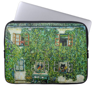 Gustav Klimt - Het Huis van Guardaboschi Laptop Sleeve