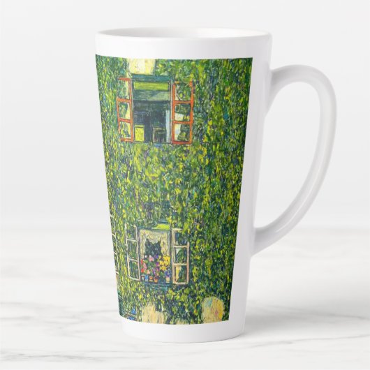 Gustav Klimt Het Huis van Guardaboschi Latte Mok (Rechts)