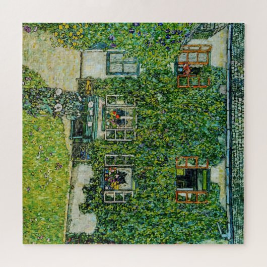 Gustav Klimt - Het huis van Guardaboschi Legpuzzel (Horizontaal)