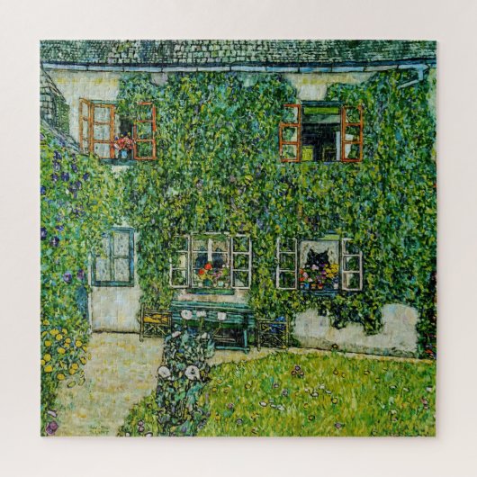 Gustav Klimt - Het huis van Guardaboschi Legpuzzel (Verticaal)